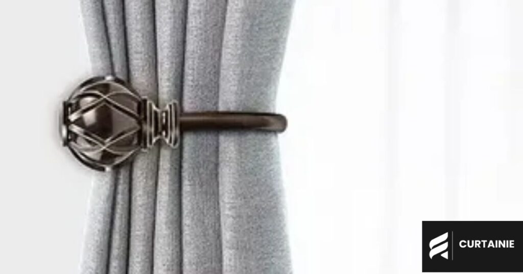 curtain hardware guide rods rings tiebacks