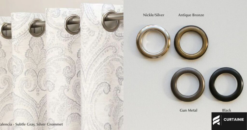 grommet rod pocket or back tab curtains