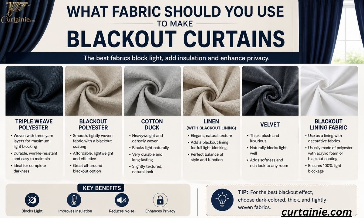What Fabric Should You Use to Make Blackout Curtains