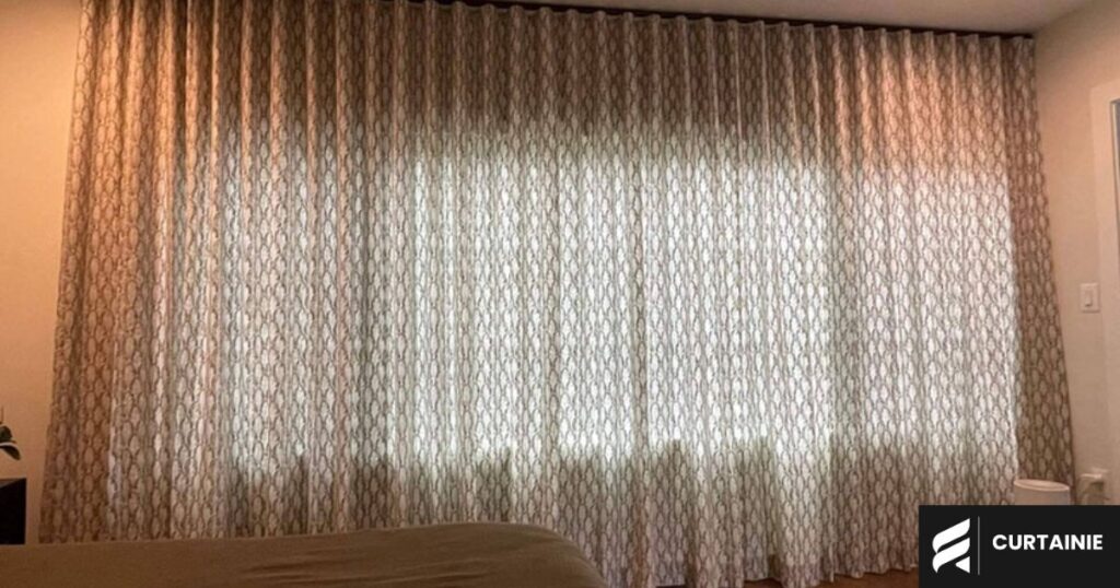 can people see through sheer curtains at night