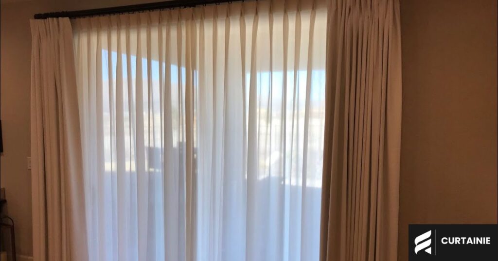 can people see through sheer curtains at night