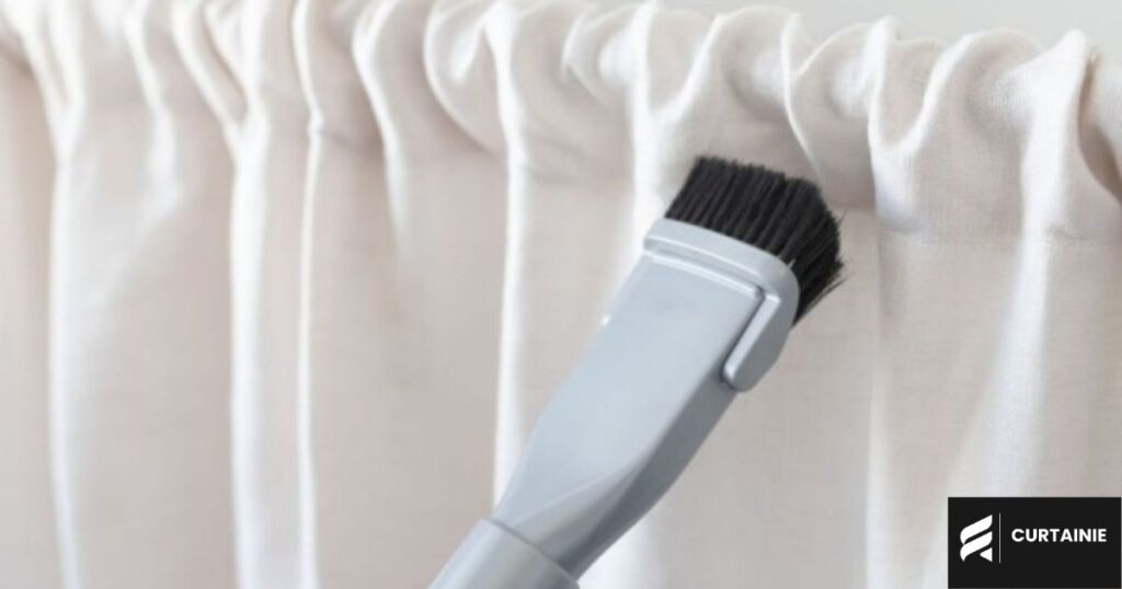 removing mould from curtains