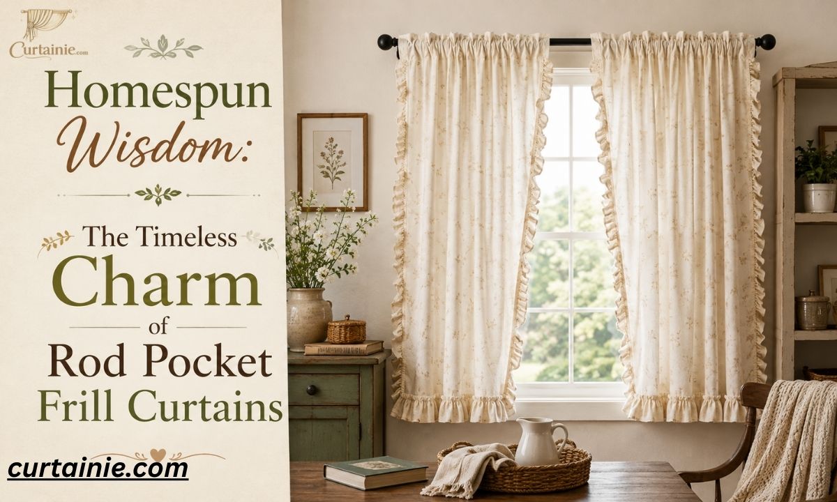 Homespun Wisdom: The Timeless Charm of Rod Pocket Frill Curtains