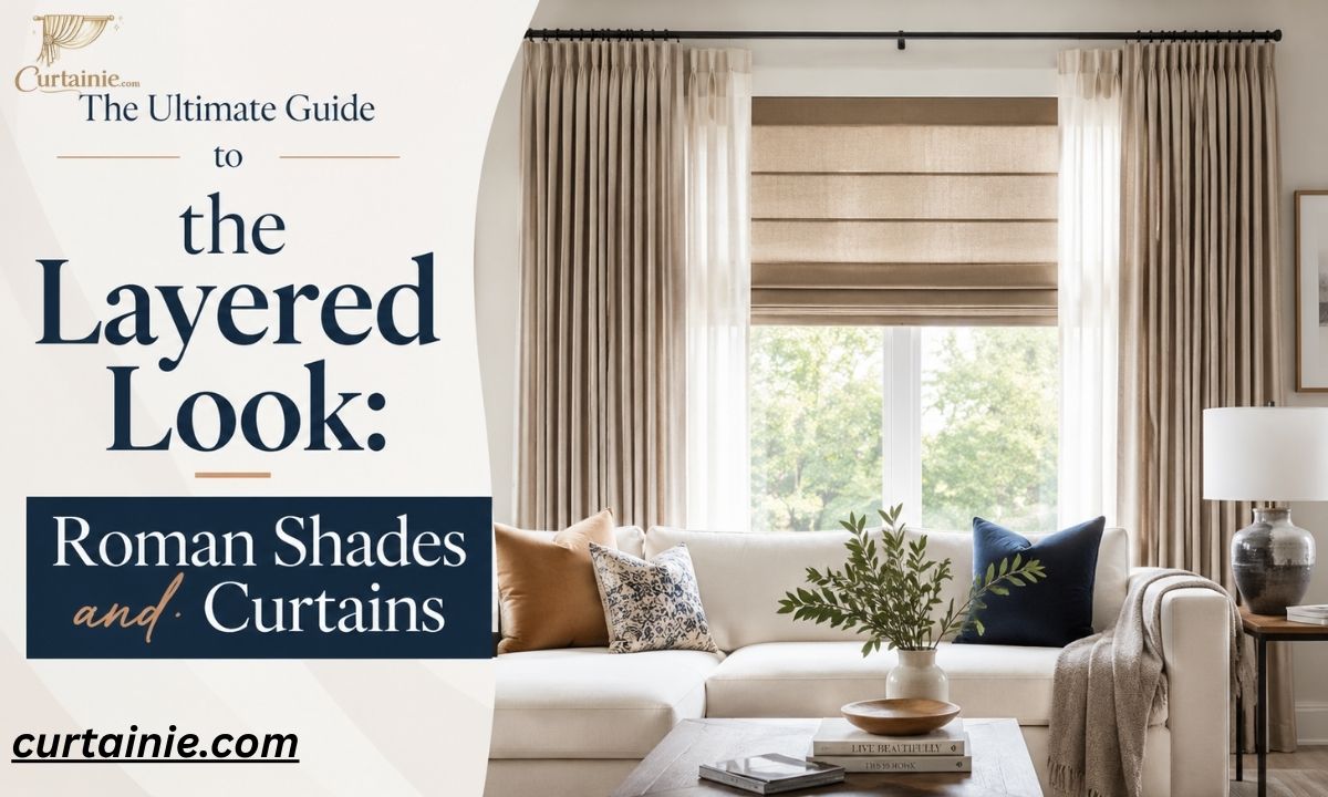 The Ultimate Guide to the Layered Look: Roman Shades and Curtains
