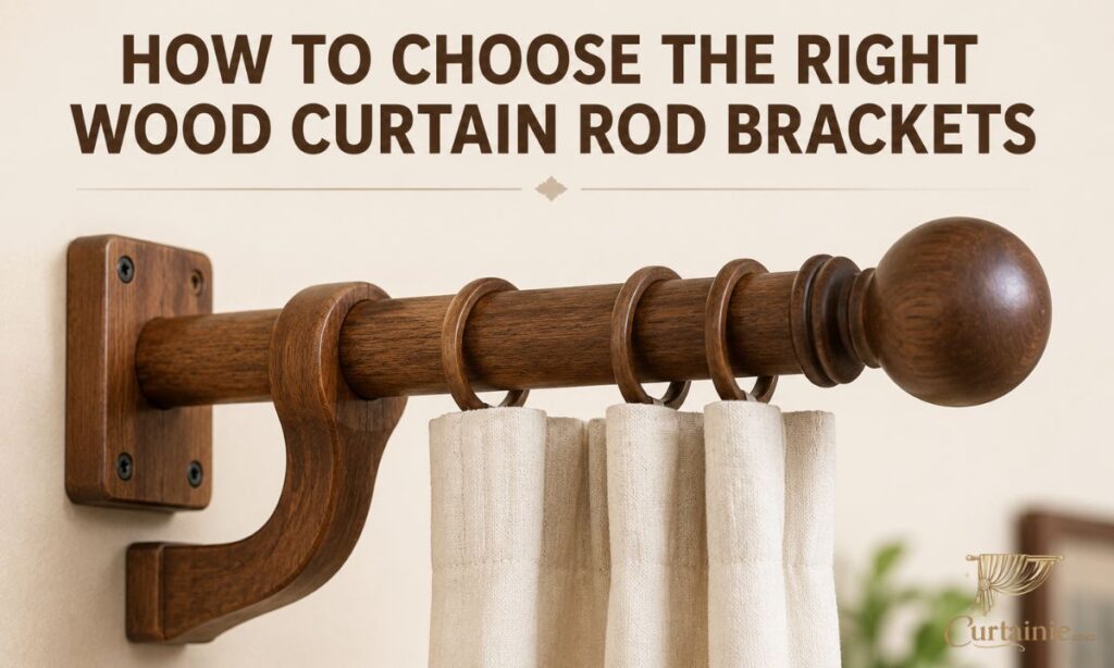 How to Choose the Right Wood Curtain Rod Brackets
