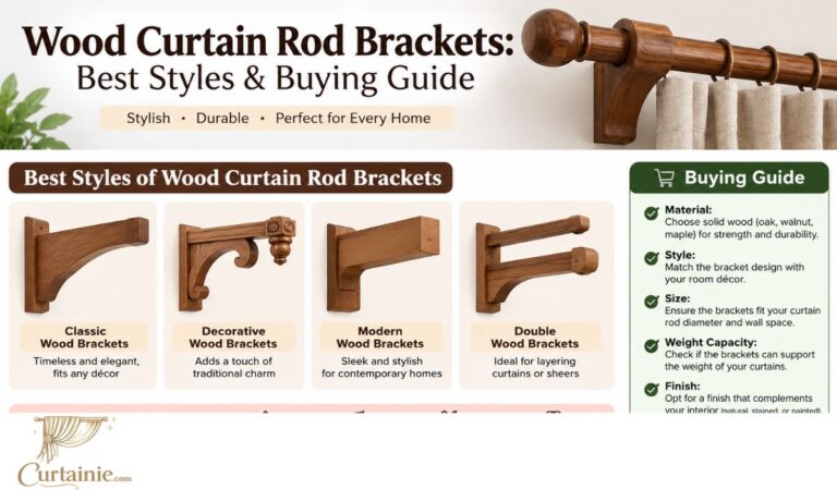 Wood Curtain Rod Brackets: Best Styles & Buying Guide