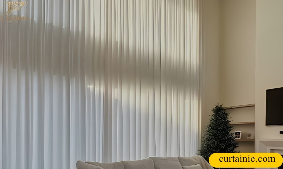 2. Extra-Wide Drapes on an Extended Rod (Most Common)