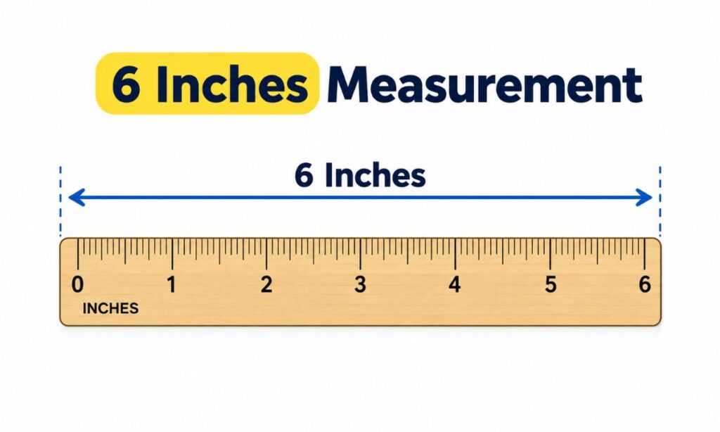 6 Inches Measurement