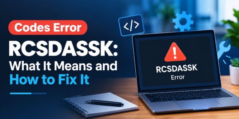 Codes Error RCSDASSK Guide