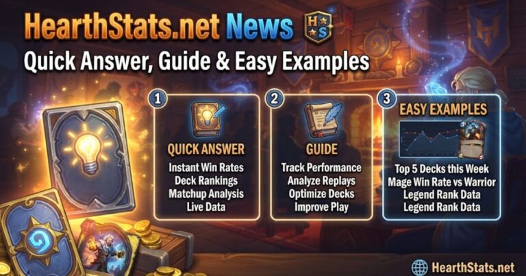 HearthStats.net News: Quick Answer, Guide & Easy Examples