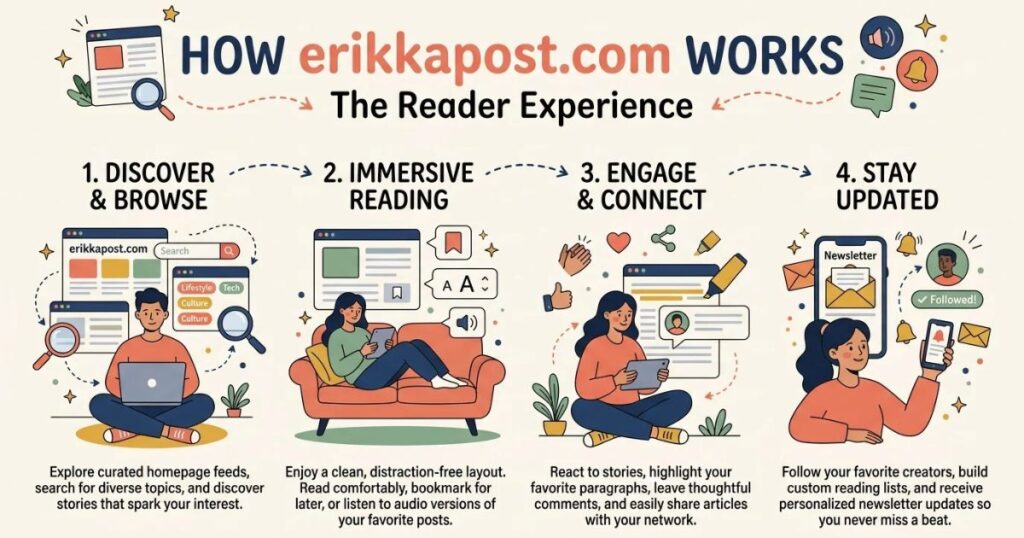 How Erikkapost com Works: The Reader Experience