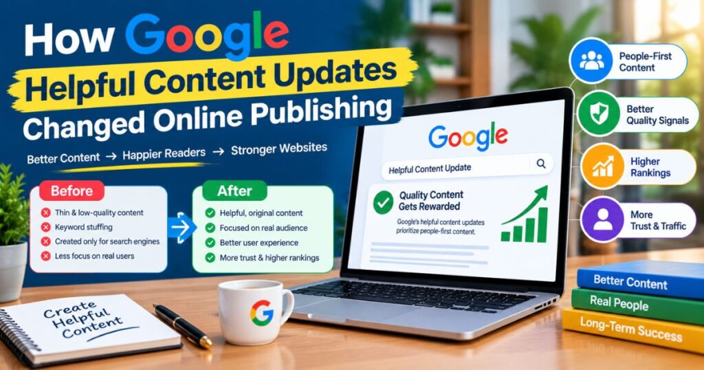 How Google Helpful Content Updates Changed Online Publishing