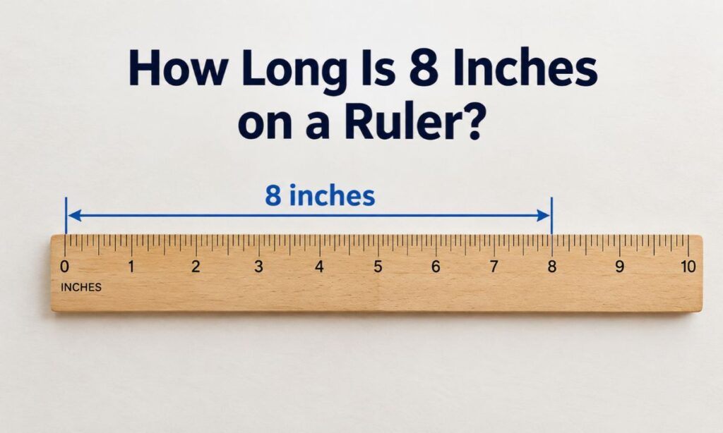 How Long Is 8 Inches on a Ruler?