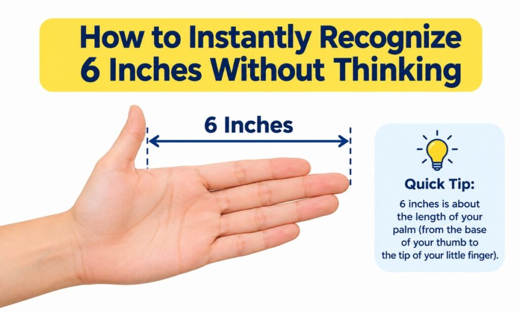 How to Instantly Recognize 6 Inches Without Thinking