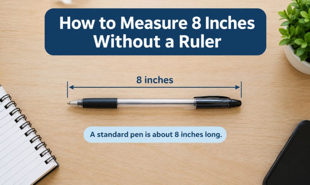 How to Measure 8 Inches Without a Ruler