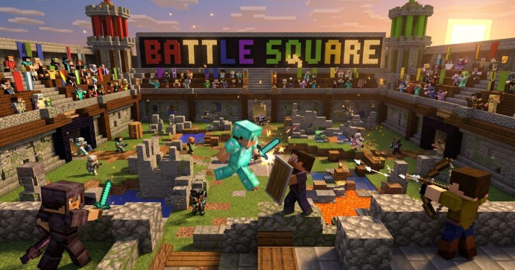 Minecraft PlayBattleSquare