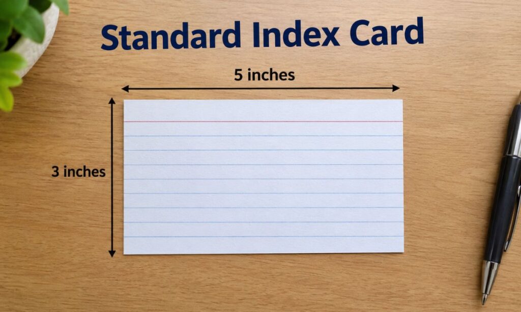Standard Index Card