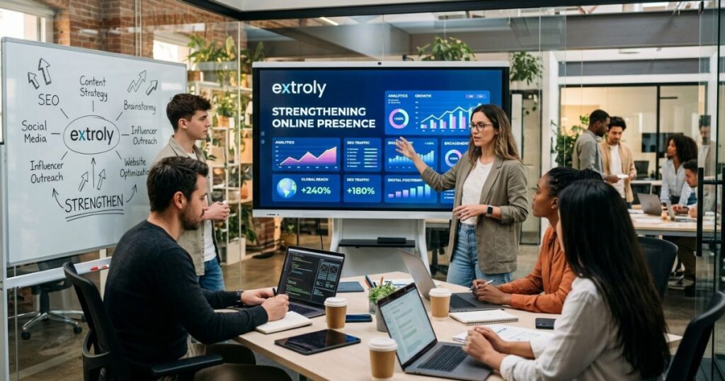 Strengthening the extroly Online Presence