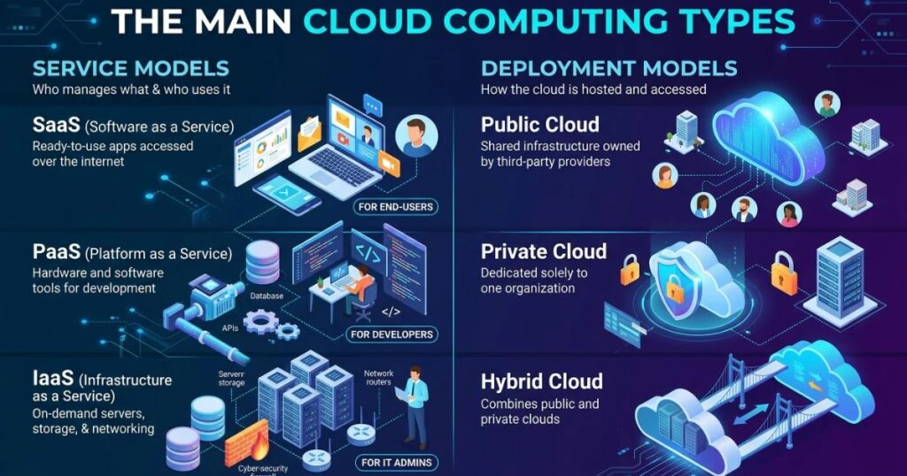 The Main Cloud Computing Types