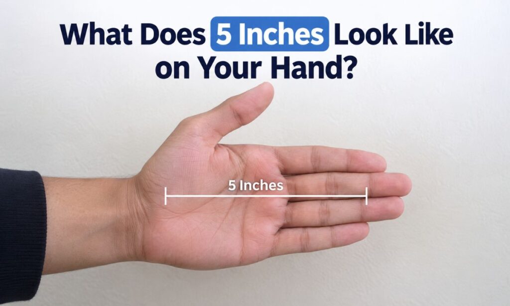 What Does 5 Inches Look Like on Your Hand?