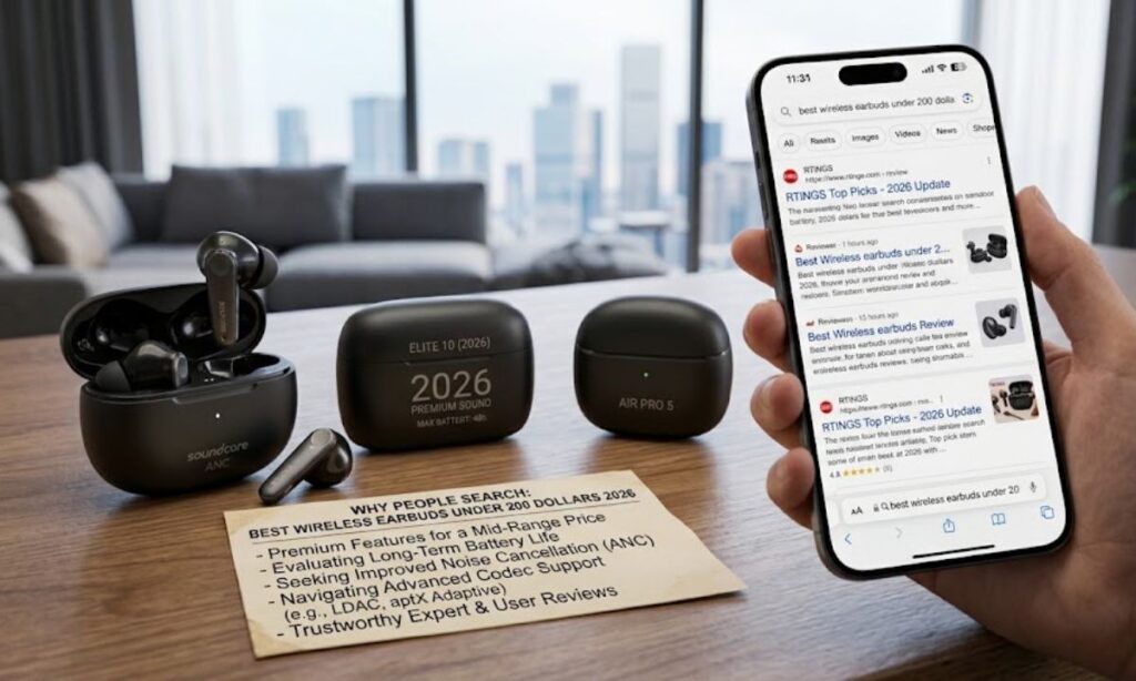 Why People Search "Best Wireless Earbuds Under 200 Dollars 2026"
