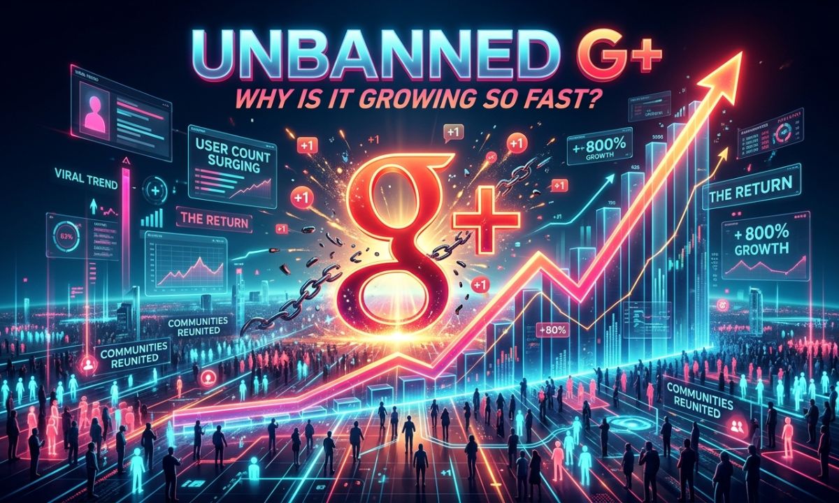 Why Unbanned G+ Is Growing So Fast
